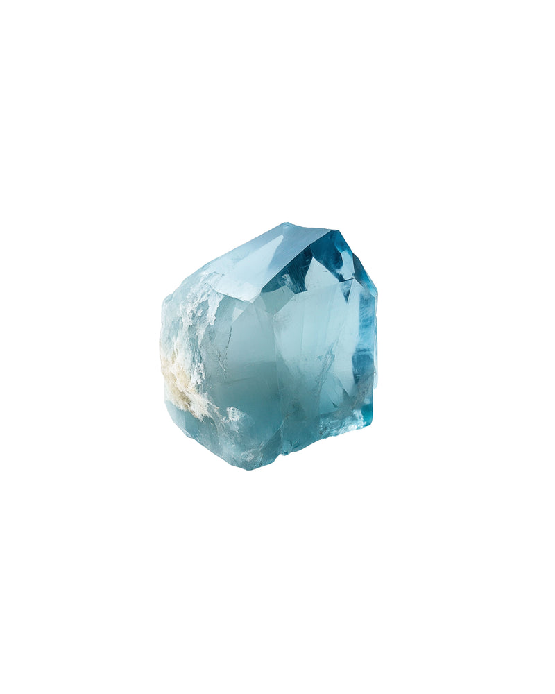 Aquamarine gemstone used in handcrafted artisan jewelry by Rara Jewelry
