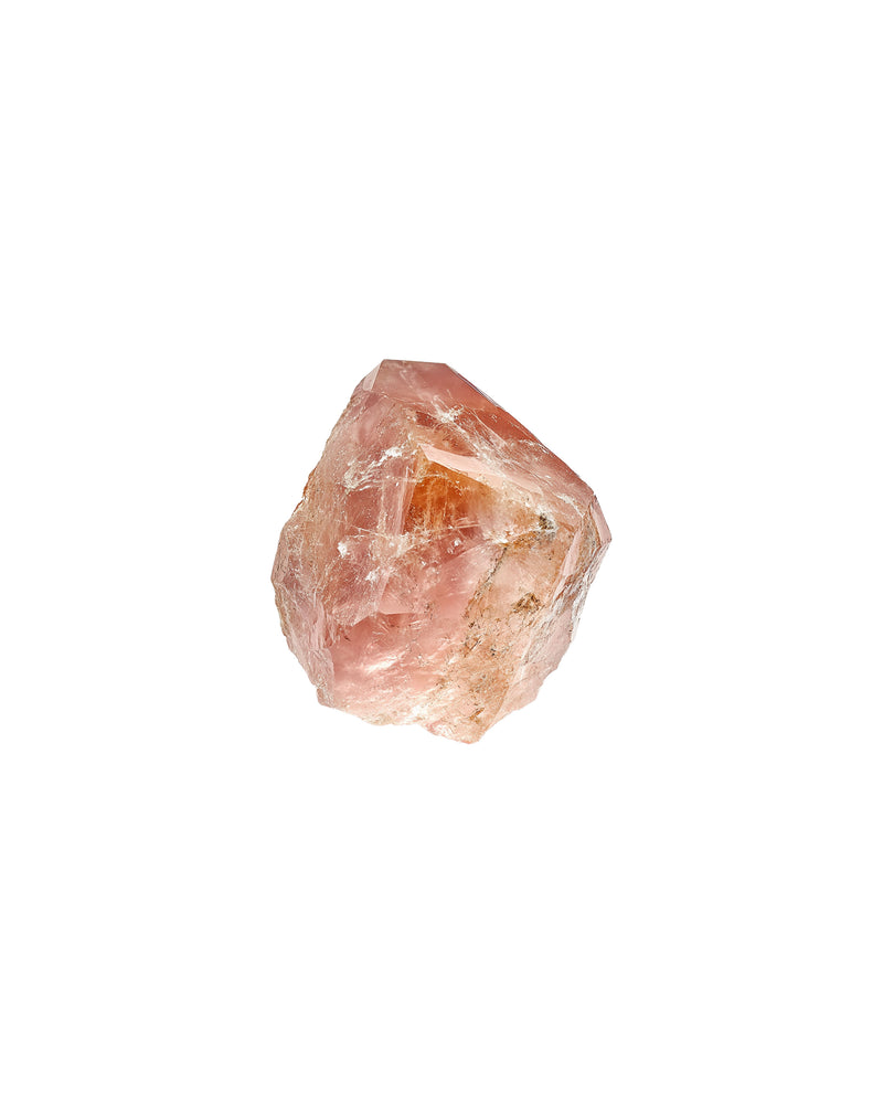 Morganite gemstone used in handcrafted artisan jewelry by Rara Jewelry