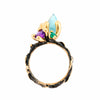 Lliana Ring with Lapis Lazuli, Topaz & Pink Tourmaline