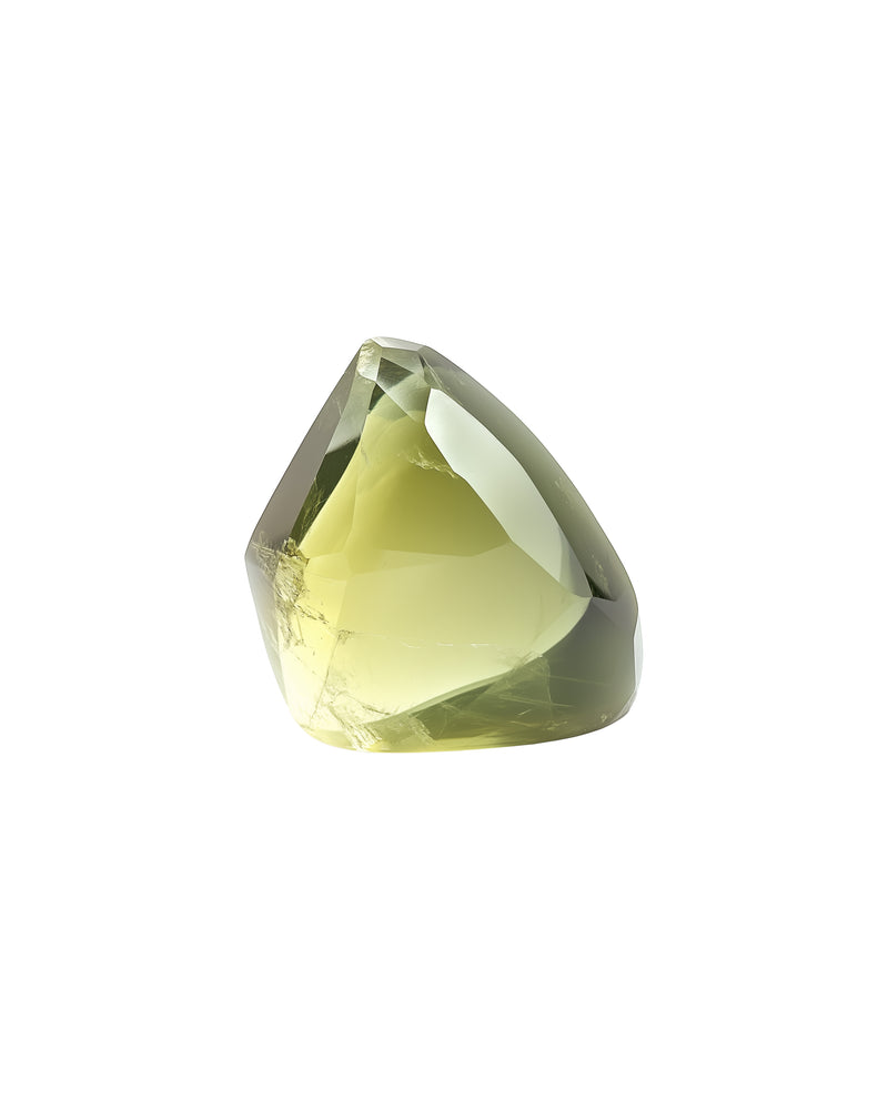 Green Quartz gemstone used in handcrafted artisan jewelry by Rara Jewelry