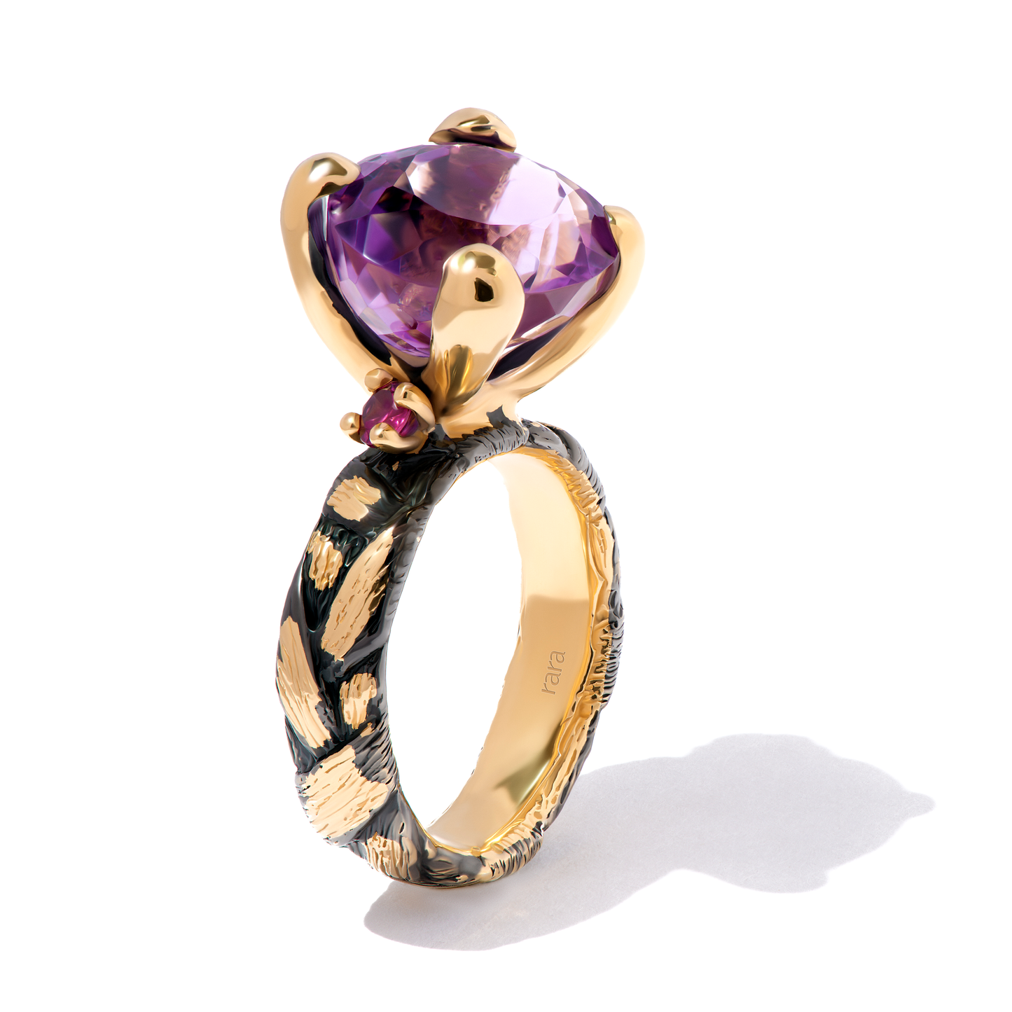 Ply Ring with Amethyst