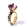 Ply Ring with Amethyst