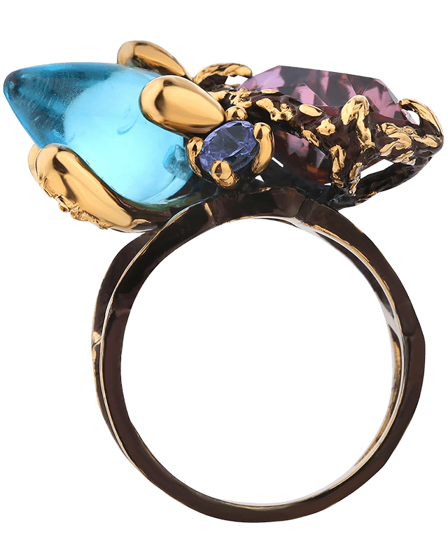 Topaz and Amethyst Mosaic